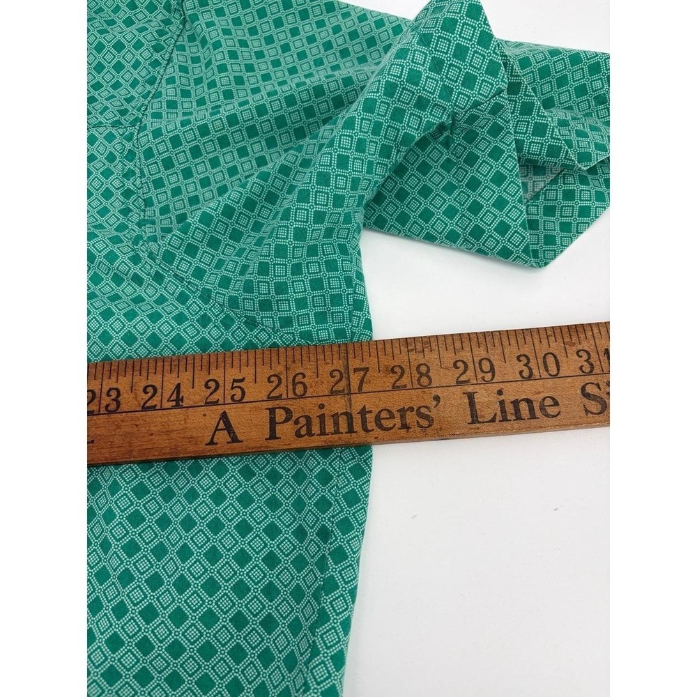 Wrangler Wrancher, Green Diamonds, Pearl Snaps SS Button Down, Sz 3XL S231 - Picture 5 of 8